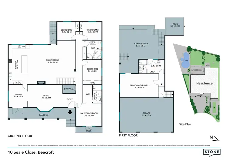 Floorplan of Homely house listing, 10 Seale Close, Beecroft NSW 2119