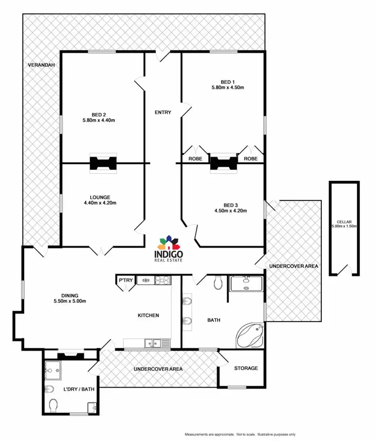 Floorplan of Homely house listing, 2 Beechworth-Stanley Road, Stanley VIC 3747