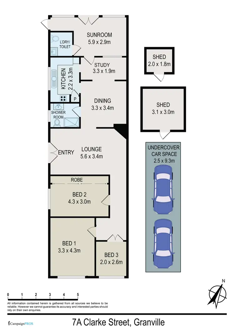 Floorplan of Homely house listing, 7a Clarke Street, Granville NSW 2142