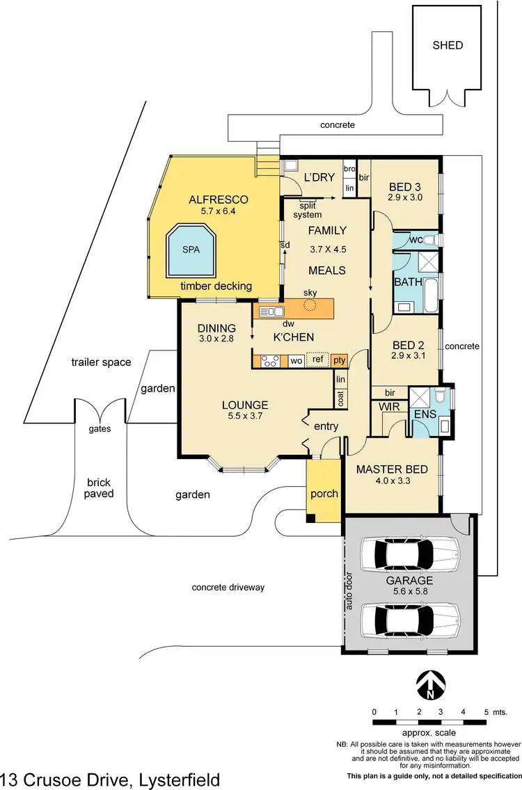 Floorplan of Homely house listing, 13 Crusoe Drive, Lysterfield VIC 3156