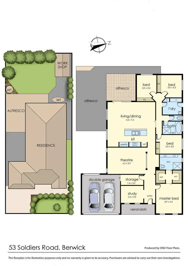 Floorplan of Homely house listing, 53 Soldiers Road, Berwick VIC 3806