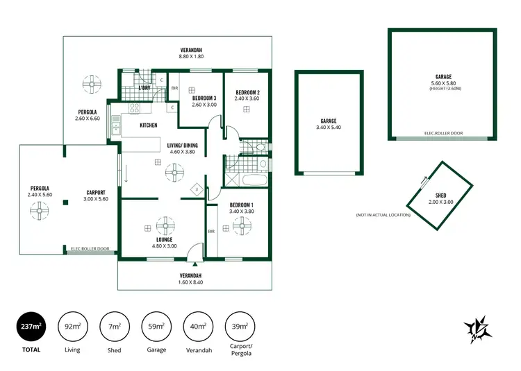 Floorplan of Homely house listing, 20 Merino Court, Lobethal SA 5241