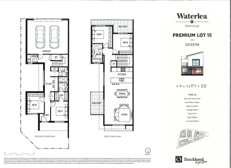 Floorplan of Homely townhouse listing, 25 Emmeline Row, Rowville VIC 3178