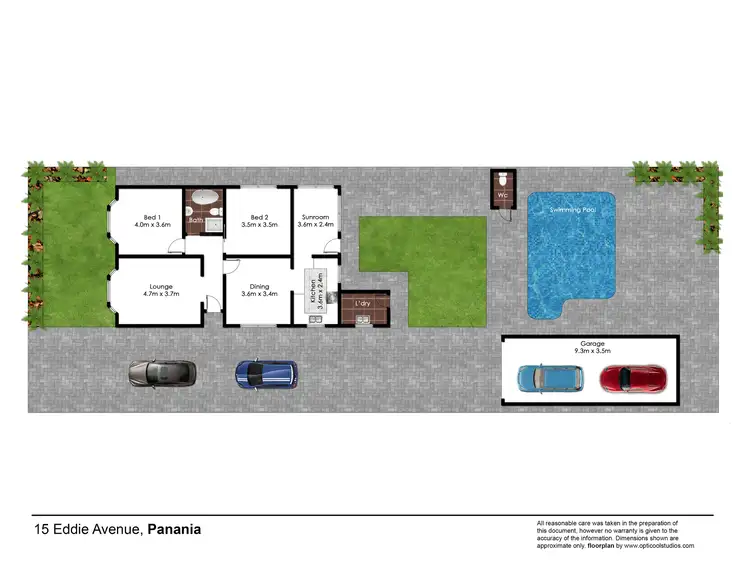 Floorplan of Homely house listing, 15 Eddie Avenue, Panania NSW 2213