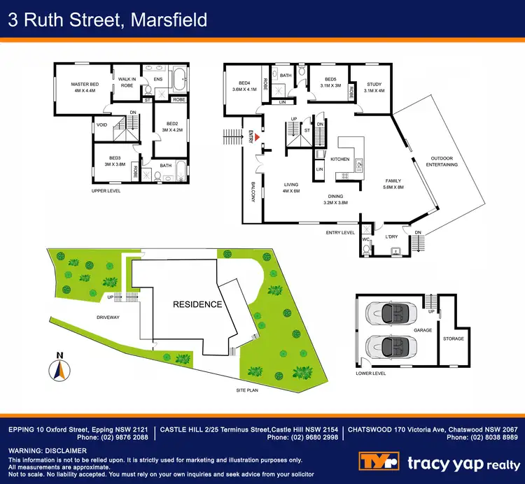 Floorplan of Homely house listing, 3 Ruth Street, Marsfield NSW 2122