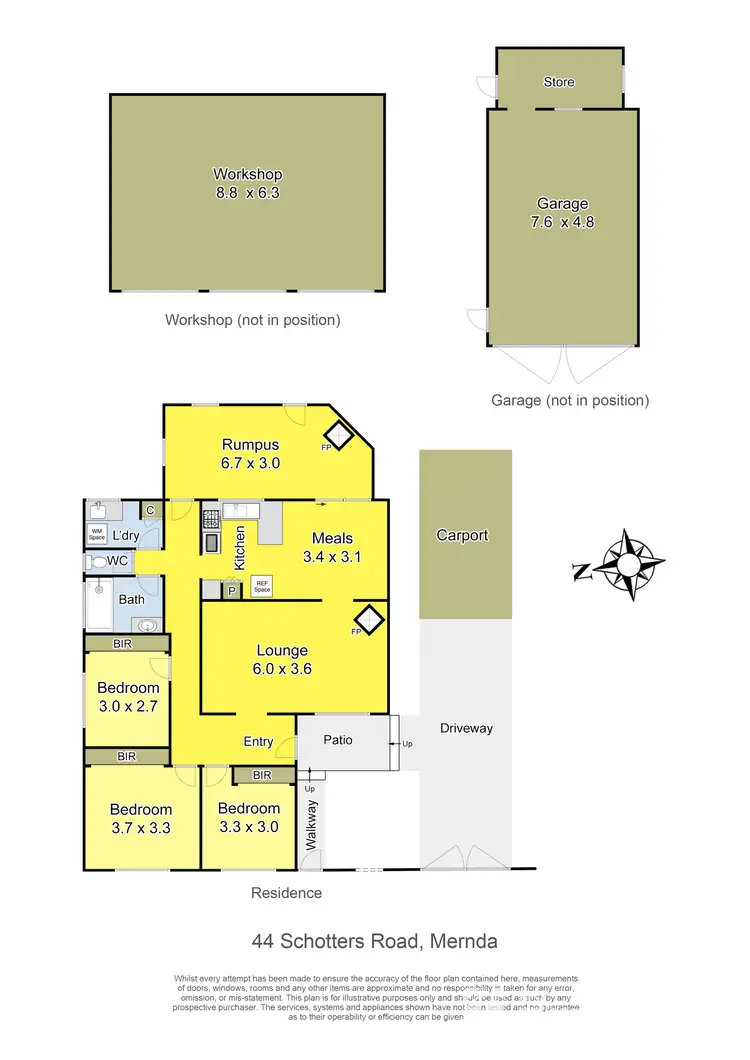 Floorplan of Homely house listing, 44 Schotters Road, Mernda VIC 3754