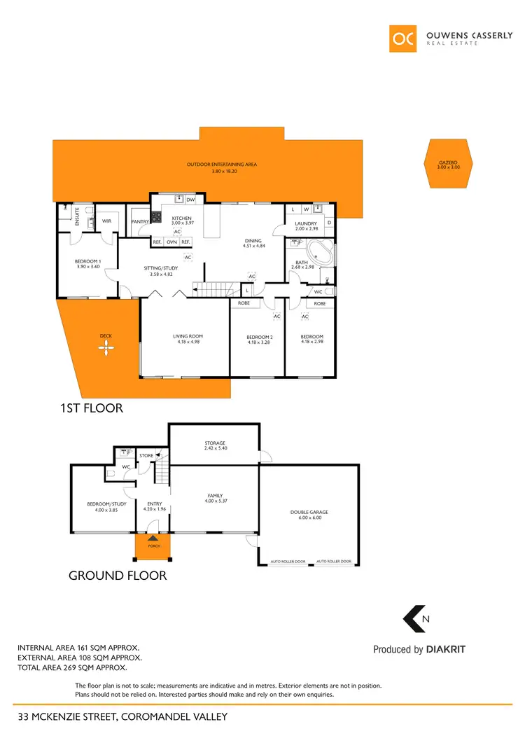 Floorplan of Homely house listing, 33 McKenzie Street, Coromandel Valley SA 5051