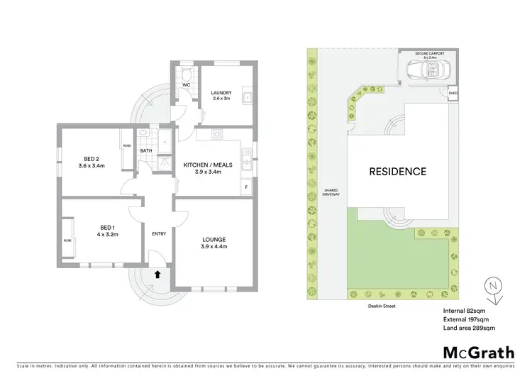 Floorplan of Homely house listing, 1/9 Deakin Street, Bell Park VIC 3215