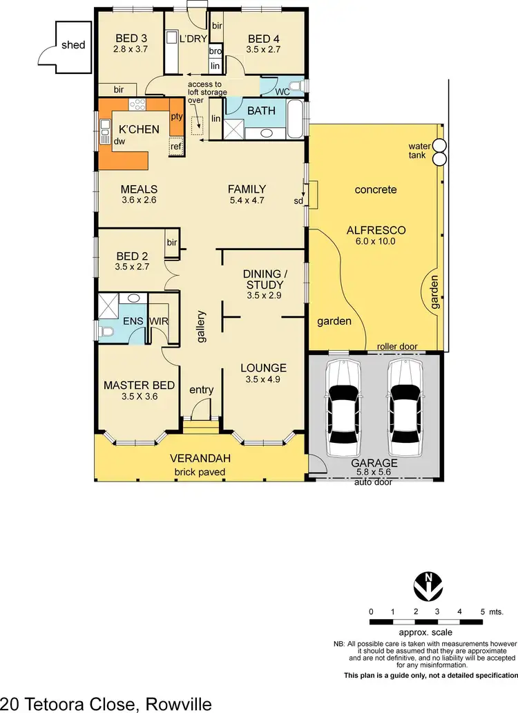 Floorplan of Homely house listing, 20 Tetoora Close, Rowville VIC 3178