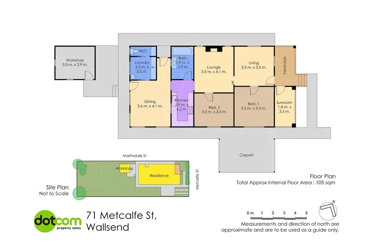Floorplan of Homely house listing, 71 Metcalfe Street, Wallsend NSW 2287