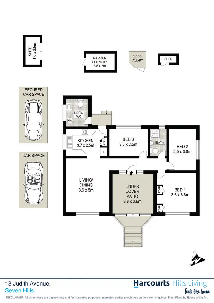 Floorplan of Homely house listing, 13 Judith Avenue, Seven Hills NSW 2147