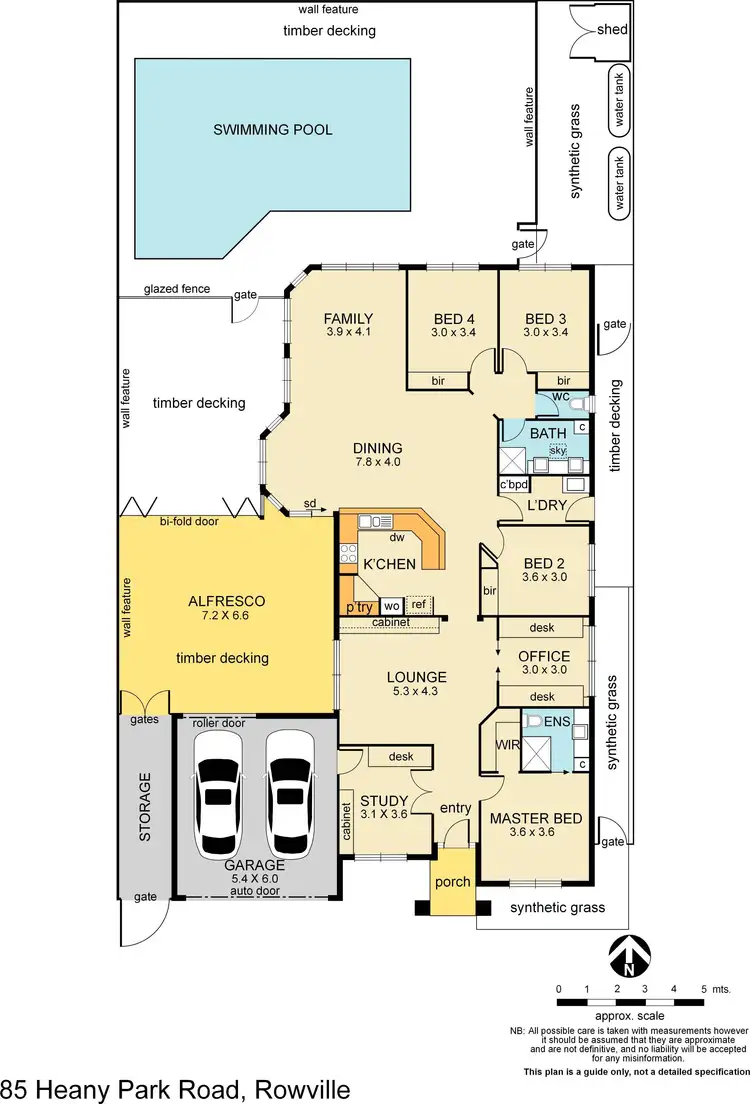 Floorplan of Homely house listing, 85 Heany Park Road, Rowville VIC 3178