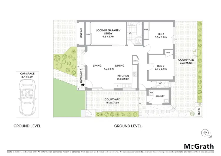 Floorplan of Homely villa listing, 7/19 Blakesley Road, South Hurstville NSW 2221