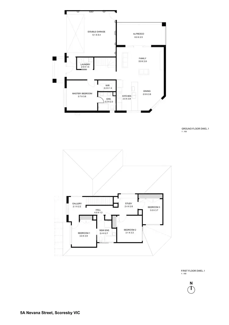 Floorplan of Homely townhouse listing, 5A Nevana Street, Scoresby VIC 3179