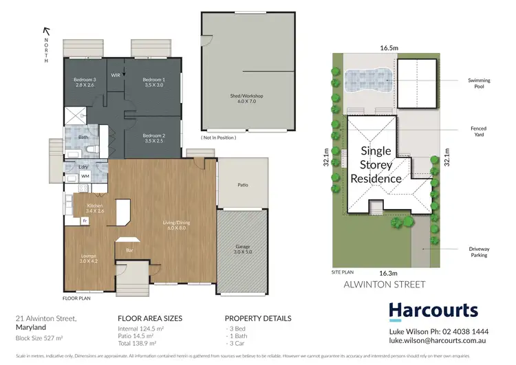 Floorplan of Homely house listing, 21 Alwinton Street, Maryland NSW 2287
