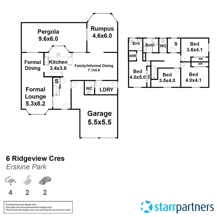Floorplan of Homely house listing, 6 Ridgeview Crescent, Erskine Park NSW 2759