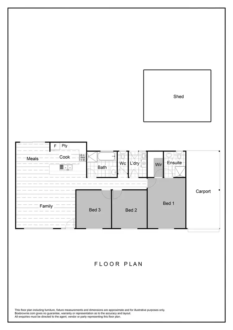 Floorplan of Homely house listing, 13 La Fayette Drive, Port Lincoln SA 5606