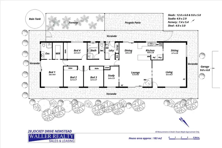 Floorplan of Homely house listing, 28 Jockey Drive, Newstead VIC 3462