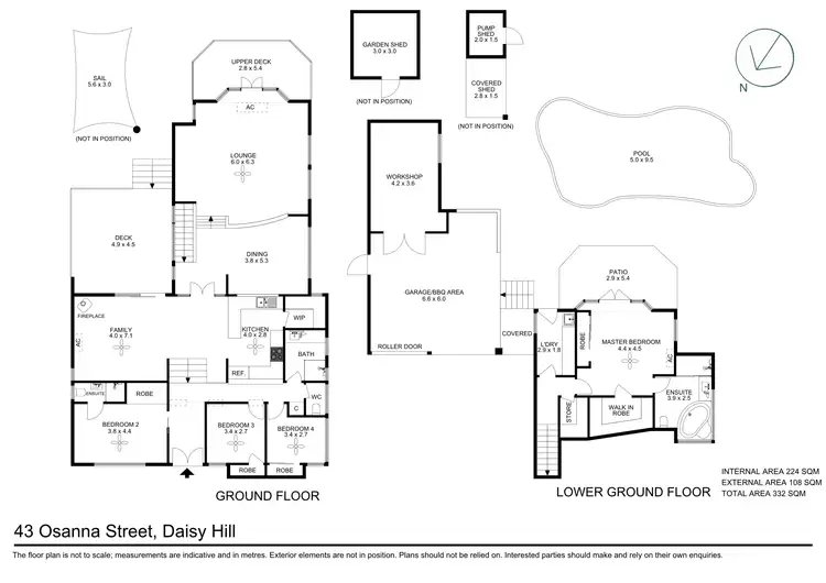 Floorplan of Homely house listing, 43 Osanna Street, Daisy Hill QLD 4127