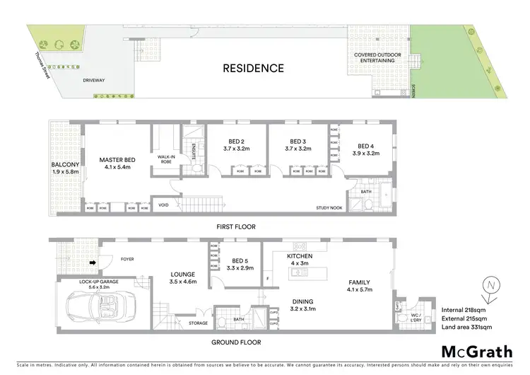 Floorplan of Homely house listing, 5a Thomas Street, Hurstville NSW 2220