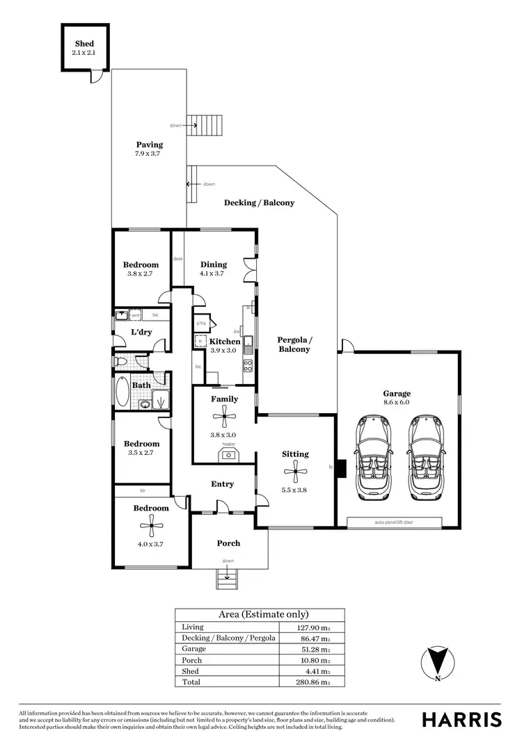 Floorplan of Homely house listing, 103 Emmett Road, Crafers West SA 5152