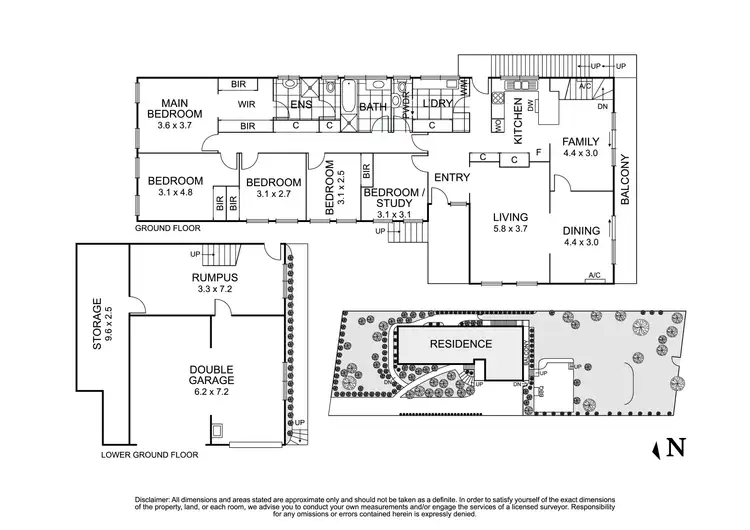 Floorplan of Homely house listing, 8 Acheron Crescent, Eltham North VIC 3095