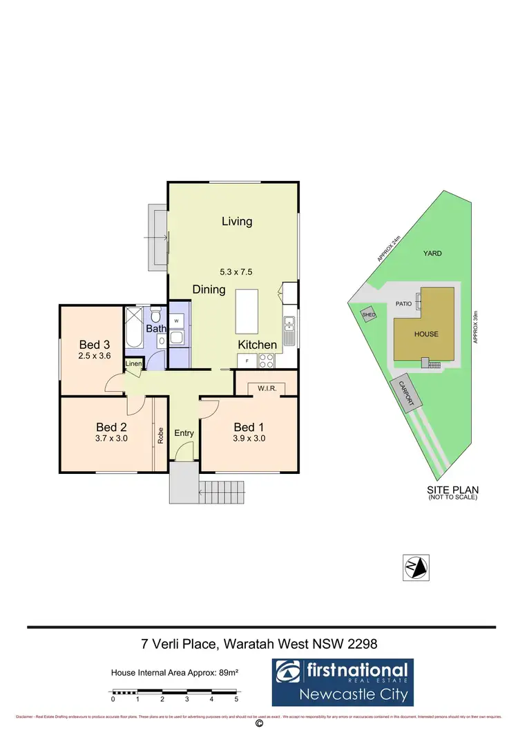 Floorplan of Homely house listing, 7 Verli Place, Waratah West NSW 2298