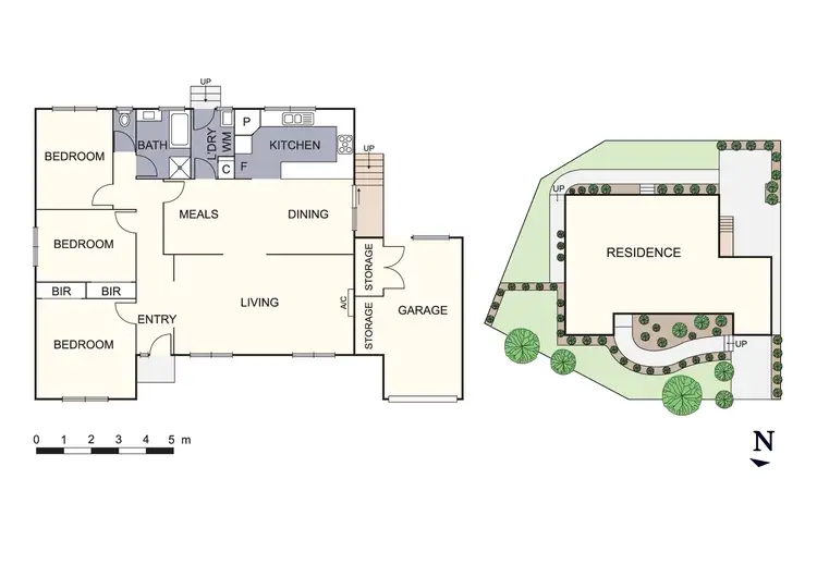 Floorplan of Homely unit listing, 23 Garden Avenue, Boronia VIC 3155