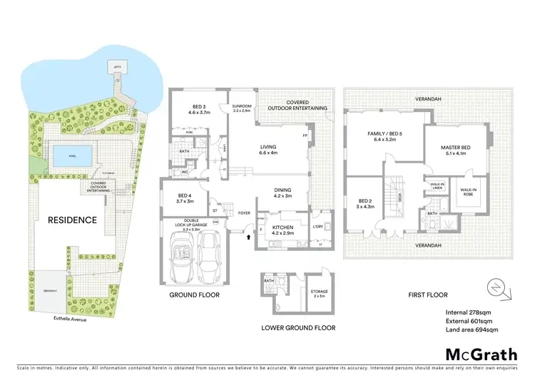 Floorplan of Homely house listing, 3 Euthella Avenue, Hunters Hill NSW 2110