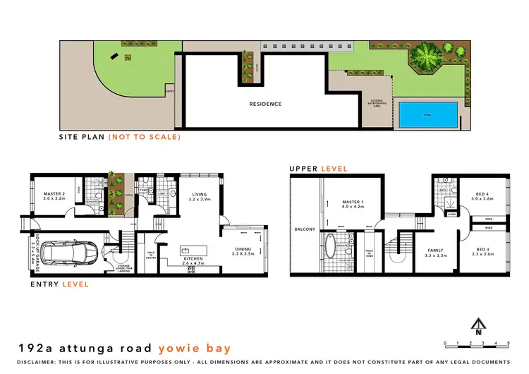 Floorplan of Homely semi-detached listing, 192A Attunga Road, Yowie Bay NSW 2228