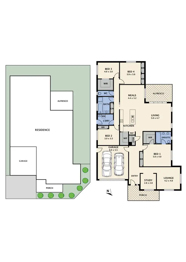 Floorplan of Homely house listing, 42 Serenity Way, Craigieburn VIC 3064