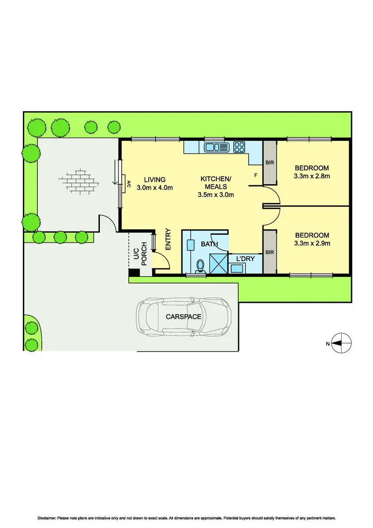 Floorplan of Homely unit listing, 3/4 Pershing Street, Reservoir VIC 3073