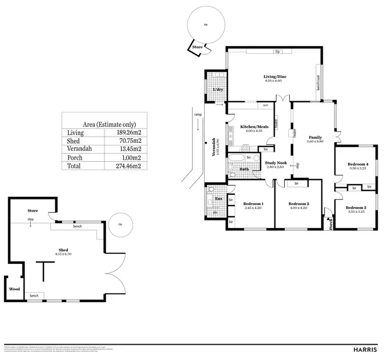 Floorplan of Homely house listing, 17 Emmett Road, Crafers West SA 5152