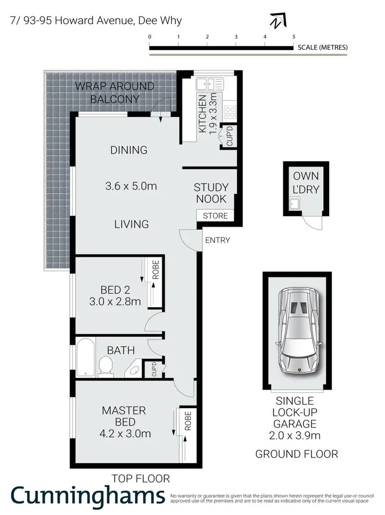 Floorplan of Homely unit listing, 7/93 Howard Avenue, Dee Why NSW 2099