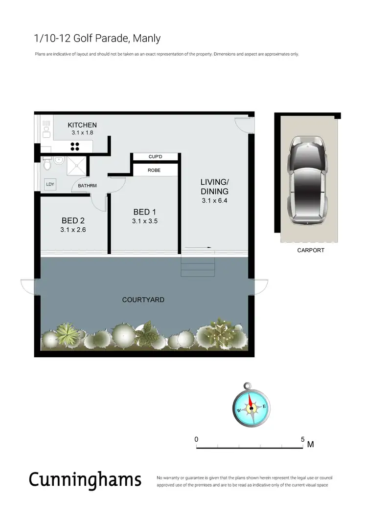 Floorplan of Homely apartment listing, 1/10-12 Golf Parade, Manly NSW 2095