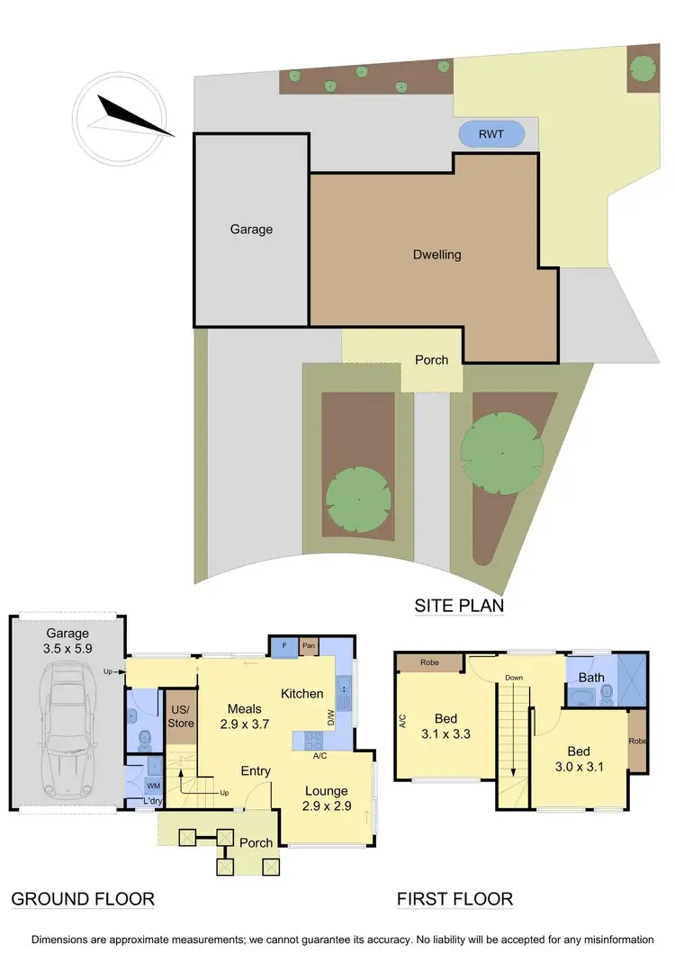 Floorplan of Homely house listing, 4 Landy Close, Mill Park VIC 3082