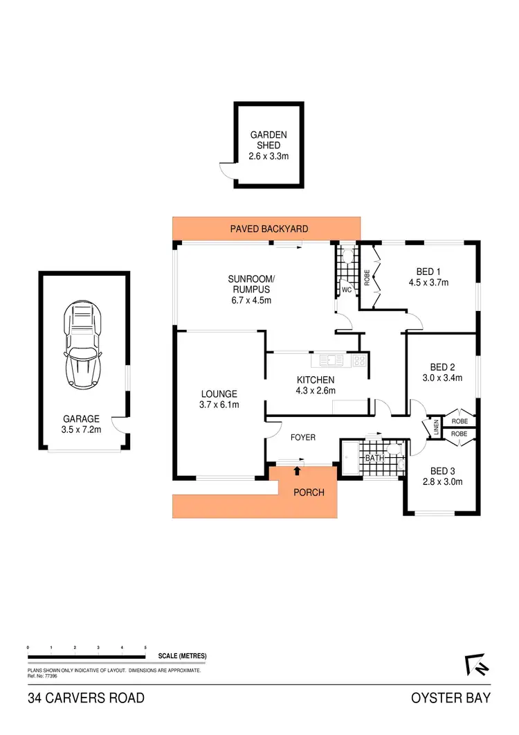Floorplan of Homely house listing, 34 Carvers Road, Oyster Bay NSW 2225