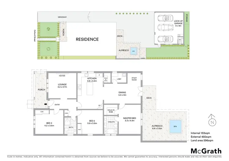 Floorplan of Homely house listing, 3 Oxford Street, Belmont VIC 3216