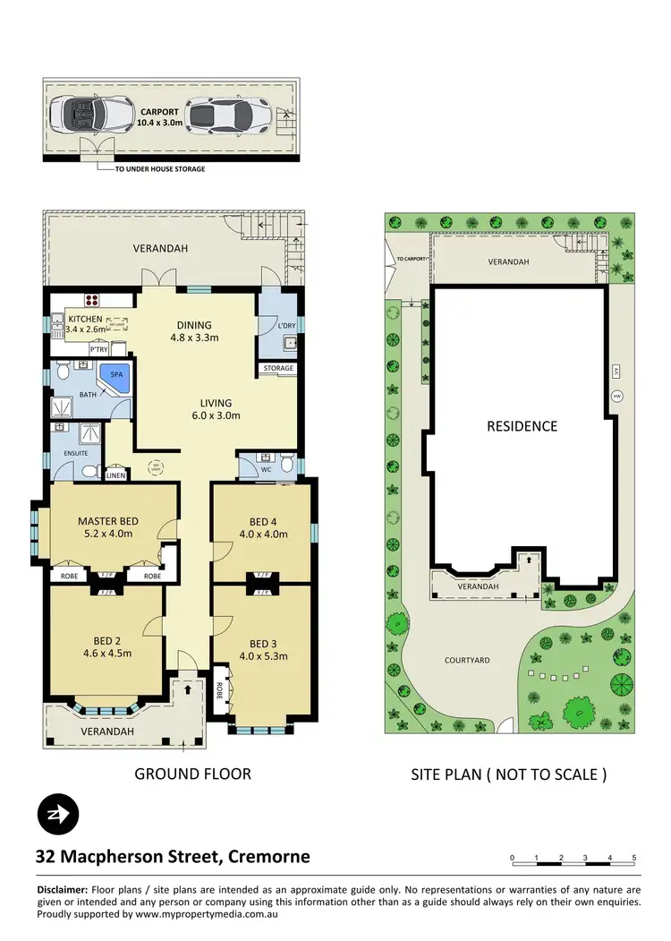 Floorplan of Homely house listing, 32 Macpherson Street, Cremorne NSW 2090