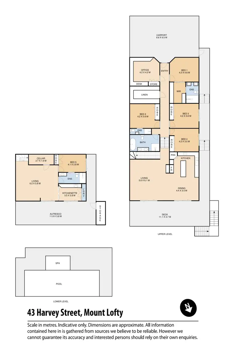 Floorplan of Homely house listing, 43 Harvey Street, Mount Lofty QLD 4350