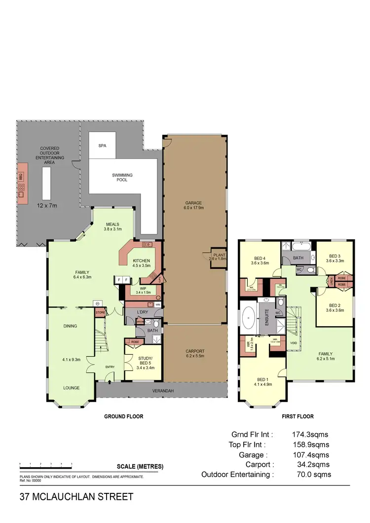 Floorplan of Homely house listing, 37 McLachlan Street, Golden Square VIC 3555