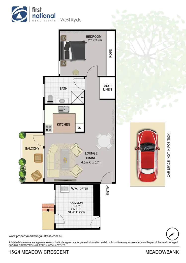 Floorplan of Homely apartment listing, 15/24 Meadow Crescent, Meadowbank NSW 2114