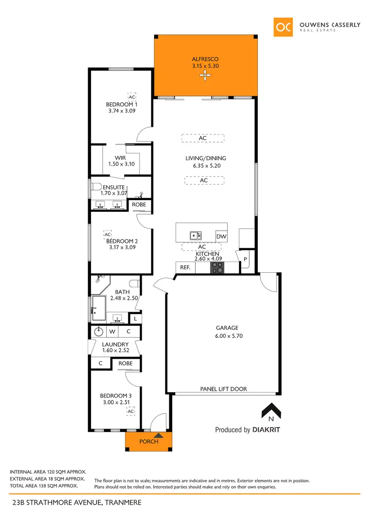 Floorplan of Homely house listing, 23B Strathmore Avenue, Tranmere SA 5073