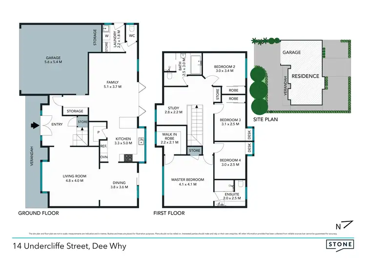 Floorplan of Homely house listing, 14 Undercliffe Street, Dee Why NSW 2099