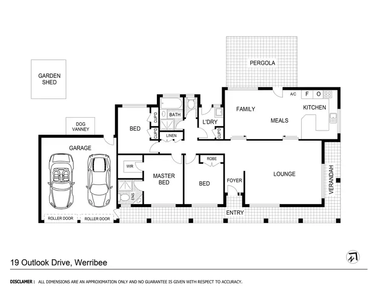 Floorplan of Homely house listing, 19 Outlook Drive, Werribee VIC 3030