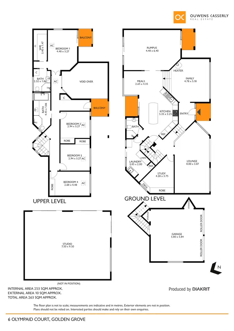 Floorplan of Homely house listing, 6 Olympiad Court, Golden Grove SA 5125