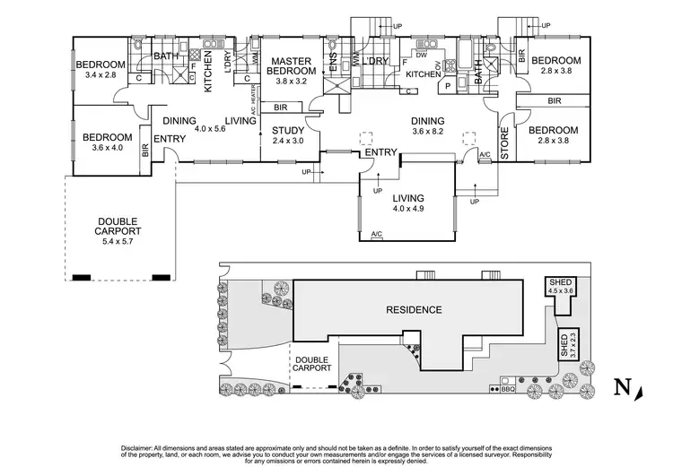 Floorplan of Homely house listing, 3 The Crest, Bulleen VIC 3105