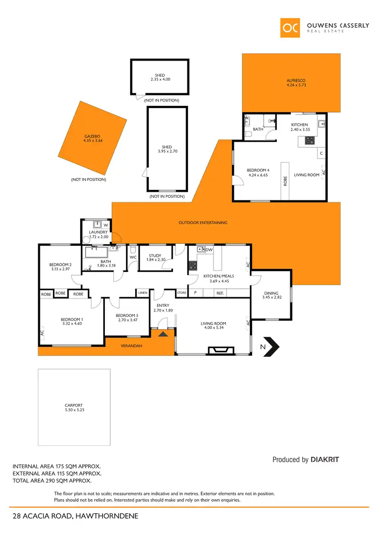 Floorplan of Homely house listing, 28 Acacia Road, Hawthorndene SA 5051