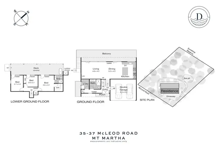 Floorplan of Homely house listing, 35-37 McLeod Road, Mount Martha VIC 3934