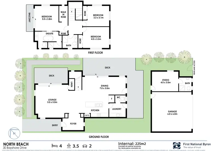 Floorplan of Homely house listing, 30 Bayshore Drive, Byron Bay NSW 2481